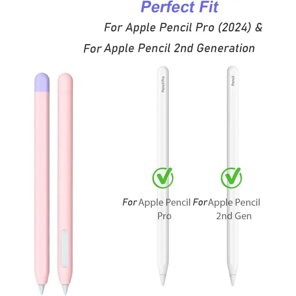 مقلمة سيليكون للكمبيوتر اللوحي مقاومة للصدمات ومقاومة للماء ومريحة ومضادة للانزلاق لقلم Apple Pro/2