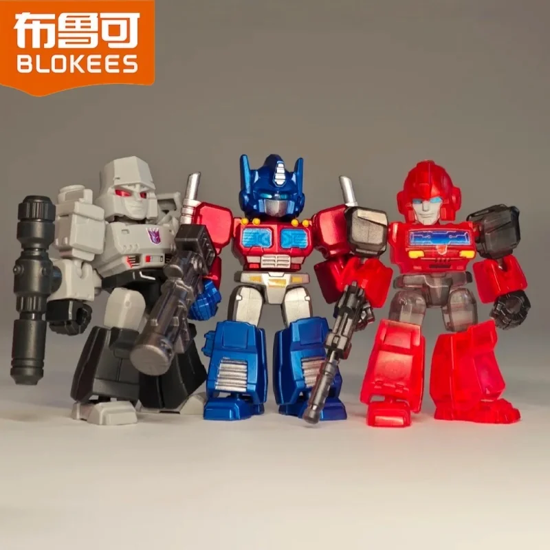 Blokees Transformers Defender Versie Robot Speelgoed Hot Koop 5.5 cm Optimus Prime Megatron Ironhide Thundercracker Jongens Speelgoed Geschenken