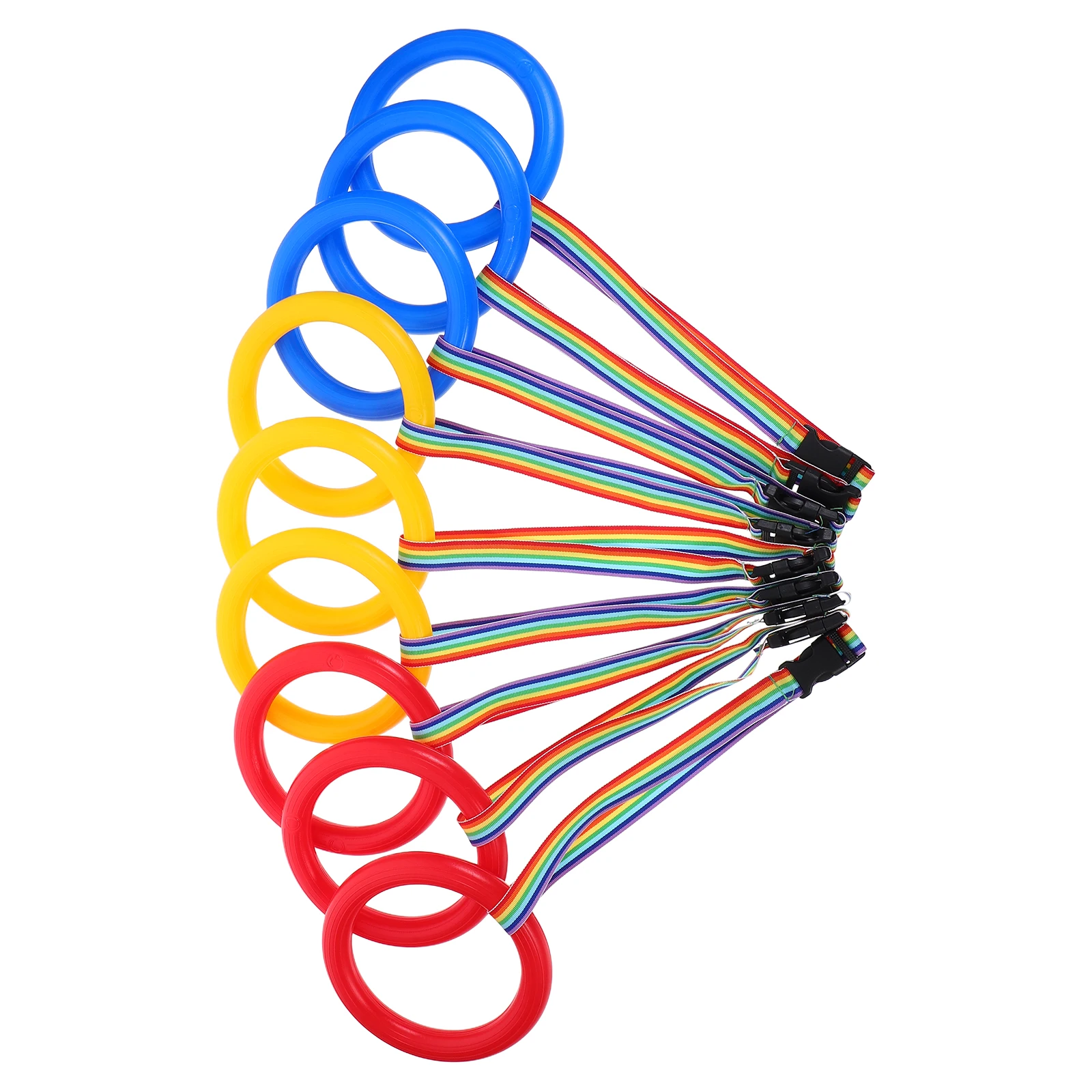 

9pcs Anti Lost Walking Rope Bright Colors Plastic Safety Toddler Leash Daycare Supplies Preschool Activities Portable