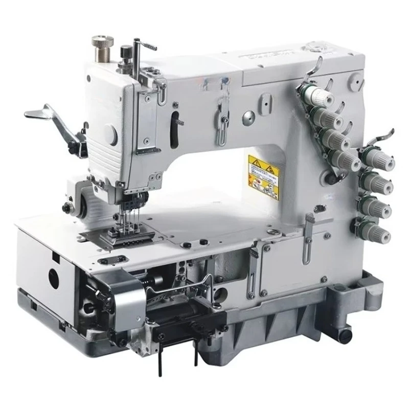 4-needle Flat-bed Sewing Machine for With Metering for Attaching Elastic Band
