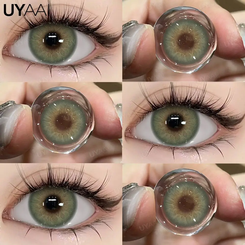 UYAAI Kleurcontactlenzen Siri Green Lenzen Make-up PATTAYA Groene Lenzen Beauty Pupils Cosmetische Gekleurde Lenzen Colorcon Groene Lenzen