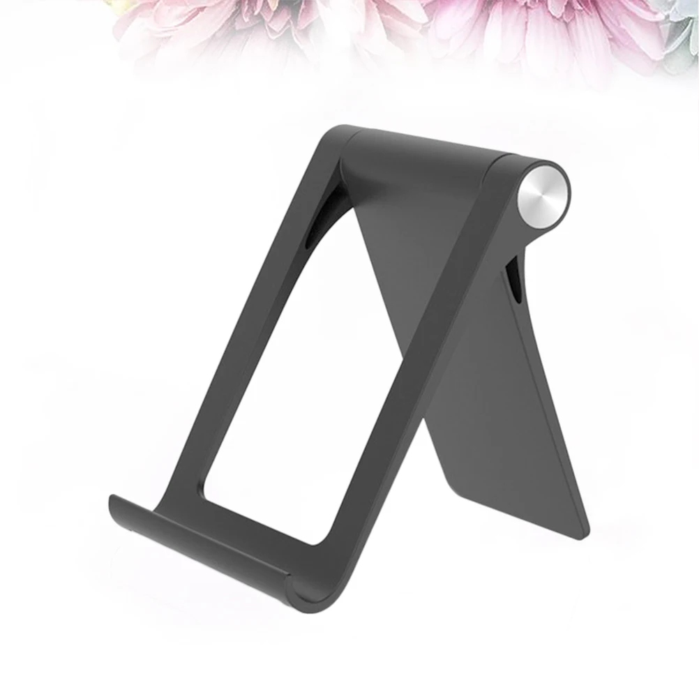 حامل سطح المكتب قابل للطي 0-360 °   قابل للتعديل اللوحي حامل جوّال بلاستيكي عدم الانزلاق بطانة حماية من السيليكون الثلاثي دعم Cd الحبوب حامل قابل للطي