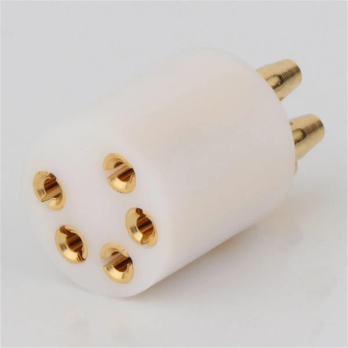 !DT~D2032Turnlabe 5Pins M DIN Gold Plated Connector Plug, Turntable Tonearm 5 Pin Male DIN Connector for REGA LINN ROKSAN, Male