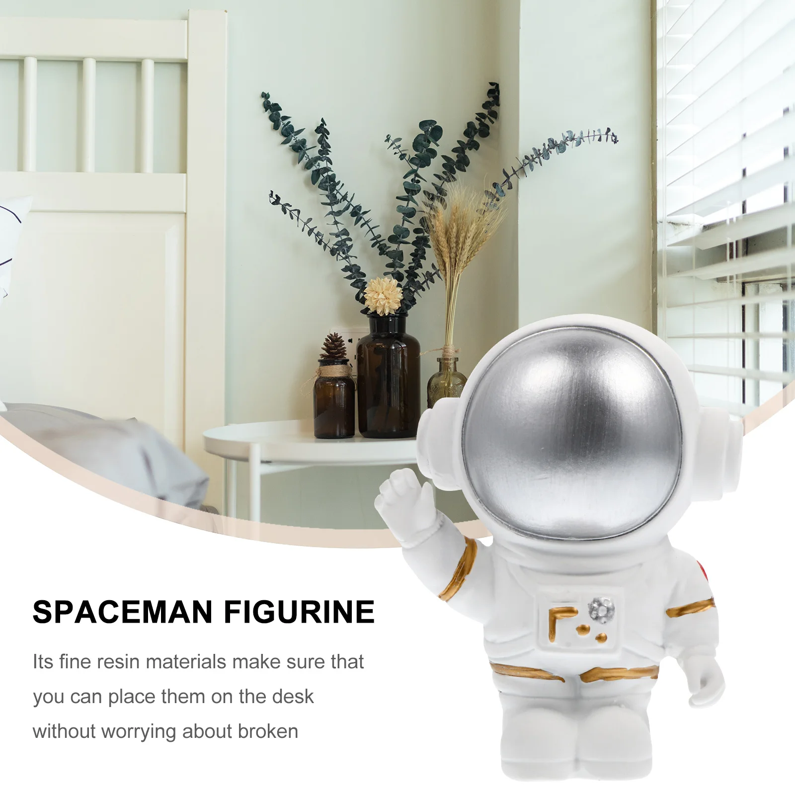 

Delicate Astronaut Lovely Spaceman For Space Lover Desktop Decoration Spaceman Ornament Home Office