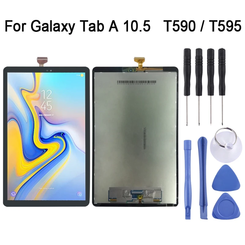 LCD Screen For Samsung Galaxy Tab A 10.5 T590 T595 (WiFi Version) With Digitizer Full Assembly Replacement