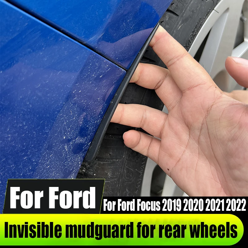 For Ford Focus 2019 2020 2021 2022 invisible mudguard for rear wheels automotive exterior decoration accessories