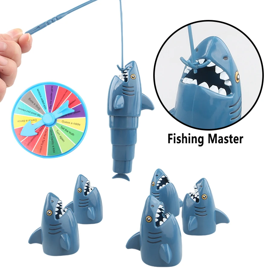Fishing Master Parent-Child Interactive Shark Board Game Toys, Children's Educational Desktop Games, Baby Birthday Gift view 3