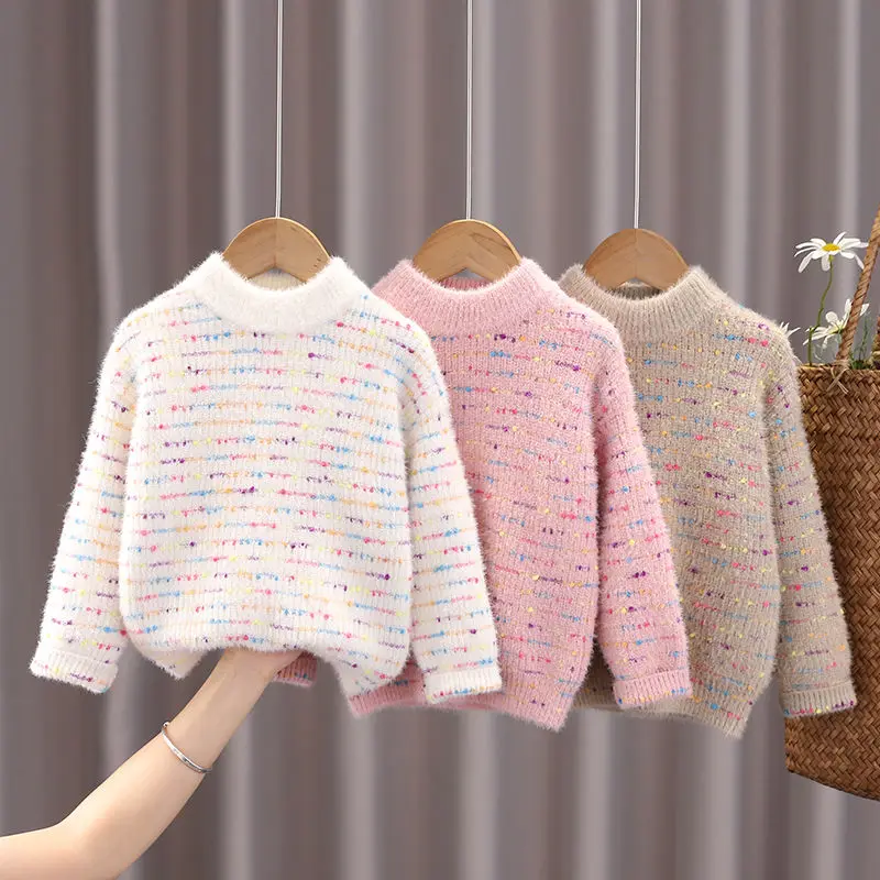 2024 new spring autumn Winter Girls Kids Boys casual sweater T-shirt sweatshirt comfortable cute baby Clothes Children Clothing