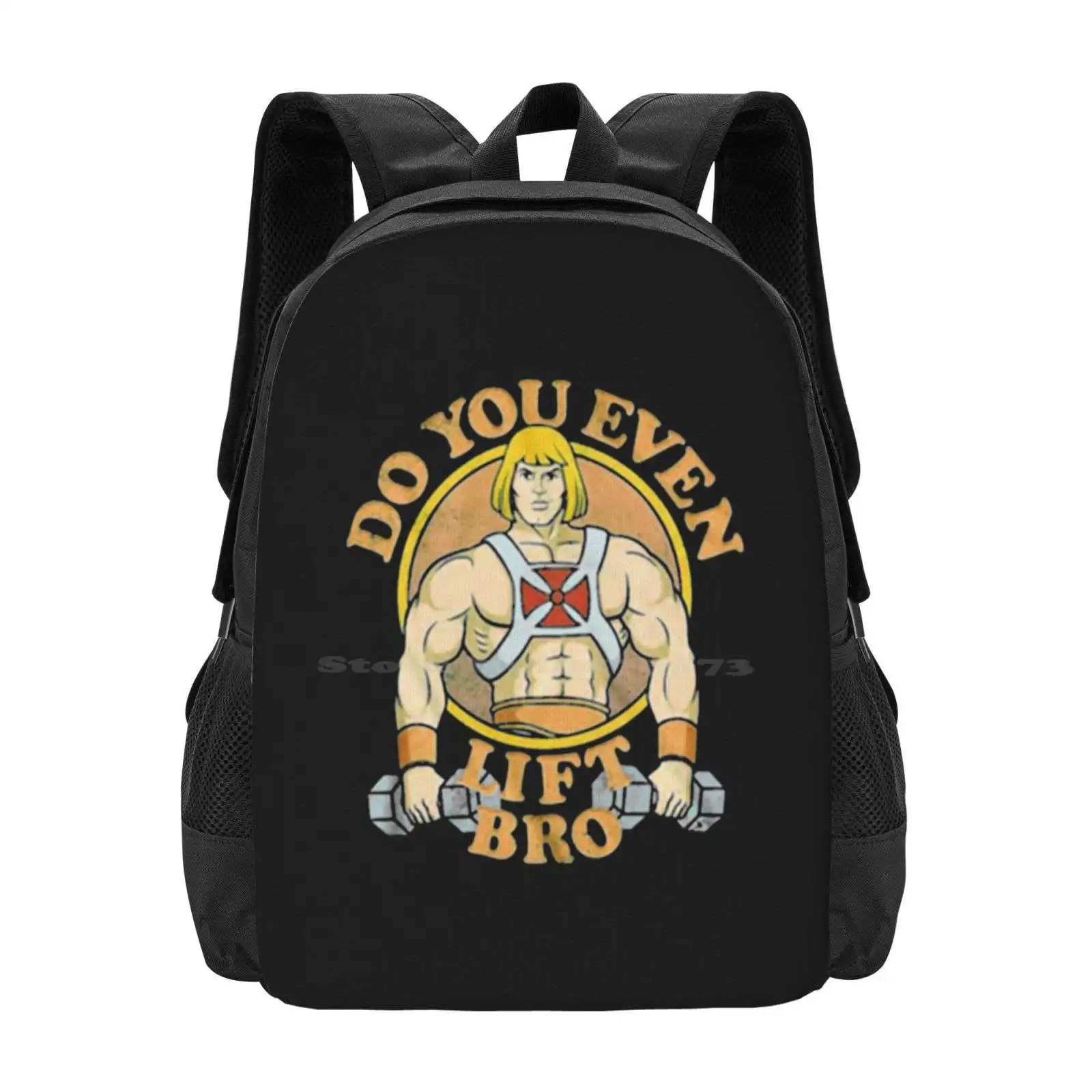 

He Man Do You Even Lift Bro Pattern Design Bag Студенческий рюкзак He Man Do You Even Lift Bro Do You Lift
