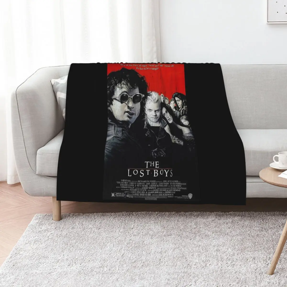 Vintage The Lost Boys Throw Blanket Soft Big Summer Vintage anime blankets and throws Winter beds Blankets