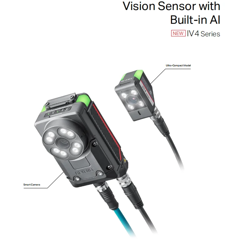 KEYENCE Smart Camera IV4-G600CA IV4-CP70 IV4-G120 OP-88649 OP-87444 OP-88642