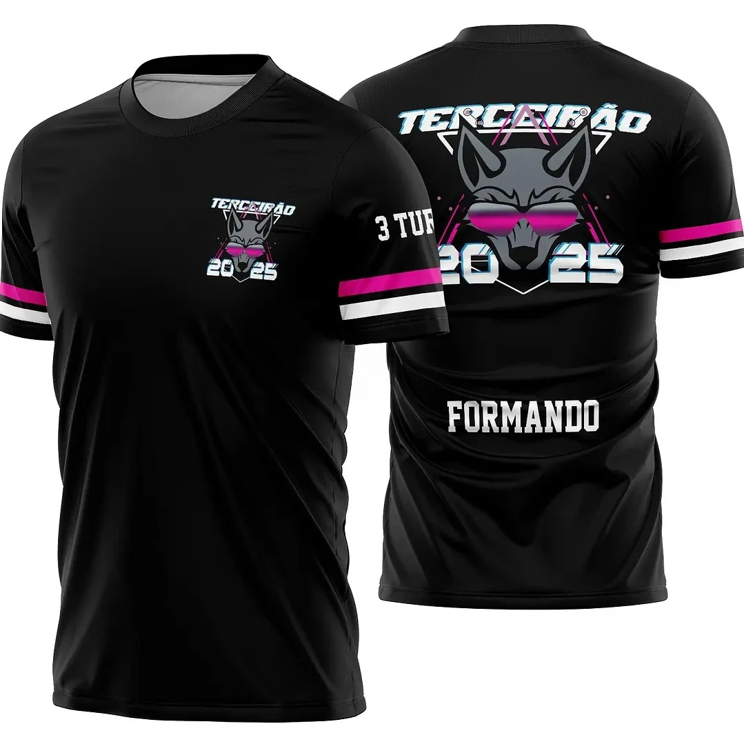 تي شيرت إبداعي ثلاثي الأبعاد جديد الأكثر مبيعًا لعام 2025 للرجال والنساء، تي شيرت رياضي برقبة دائرية سريع الجفاف وجيد التهوية.