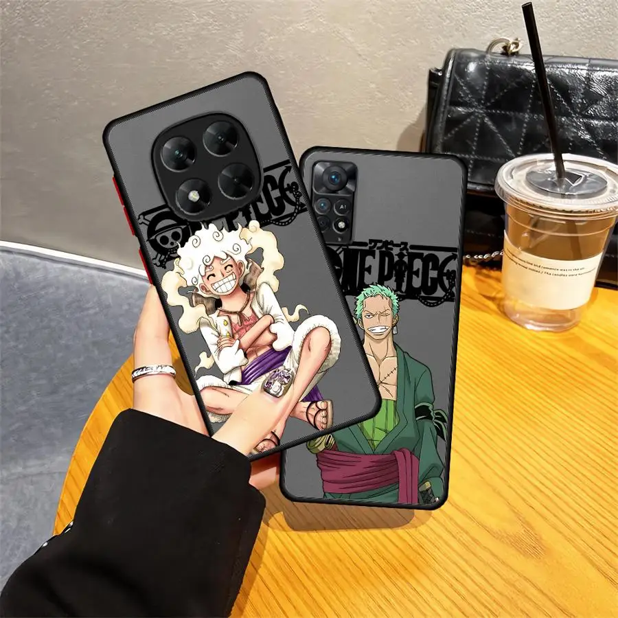 حافظة لهاتف Xiaomi Redmi K40 Pro 13C 14C 10 A1 A2 Plus A4 9 12C غطاء هاتف خلفي أنيمي قطعة واحدة