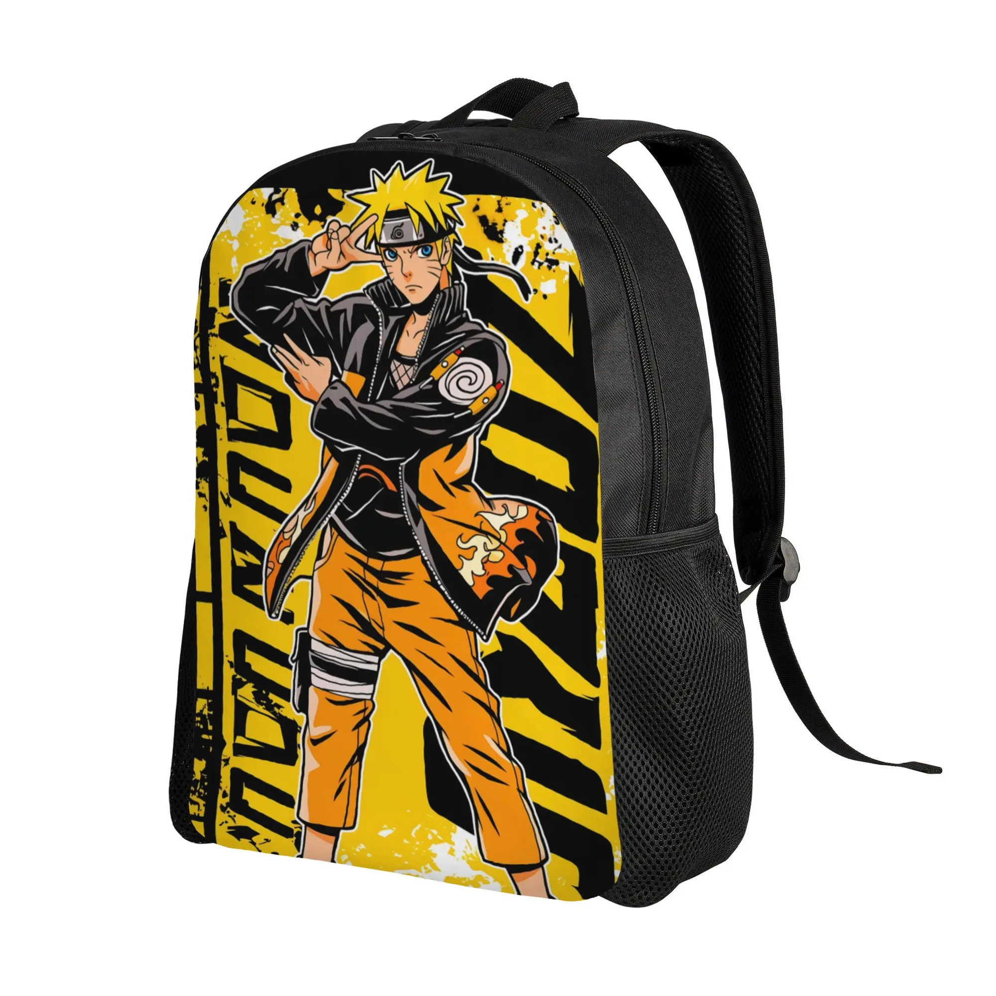 fashion backpacks Naruto anime comic Daypack  mochila Super Quality School Zipper Closure Rucksack