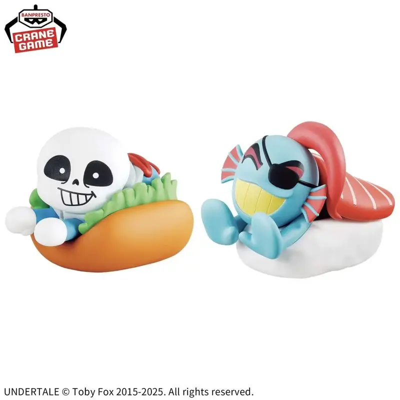 Original BANDAI BANPRESTO UNDERTALE Sans Undyne PVC Desktop Dekoration Anime Charakter Modell Sammlung Spielzeug Geschenk