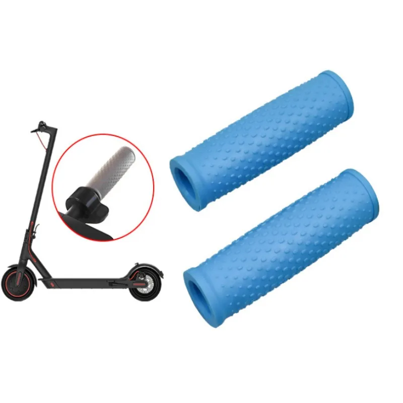 Rubber Handlebar Grip for Xiaomi M365/Pro/1s/Pro2 Electric Scooter Accessories Non-slip Black Skateboard Riding Parts