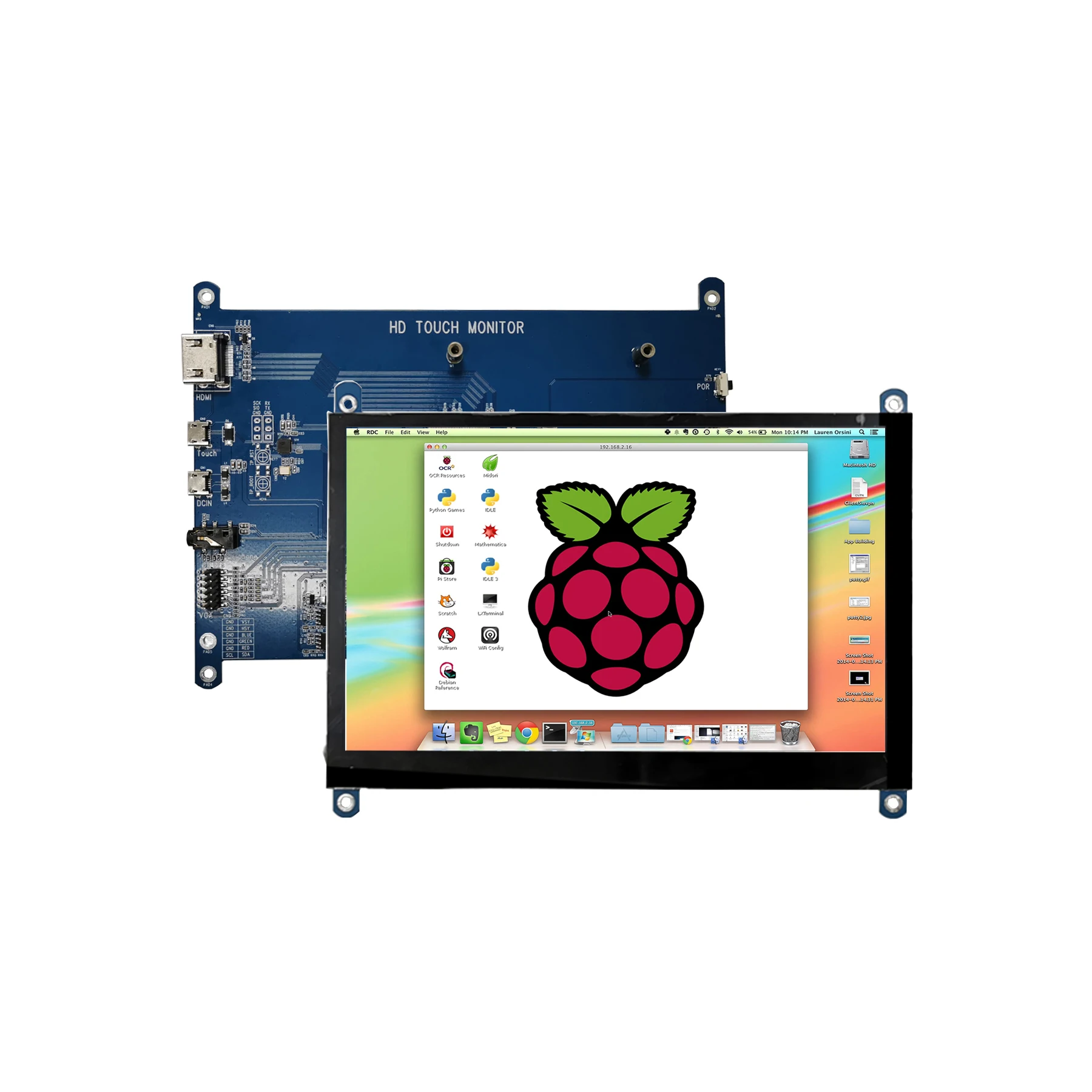 

Capacitive Touch Screen Display Monitor Raspberry Pi 7 Inch IPS 1280*768 LCD Module
