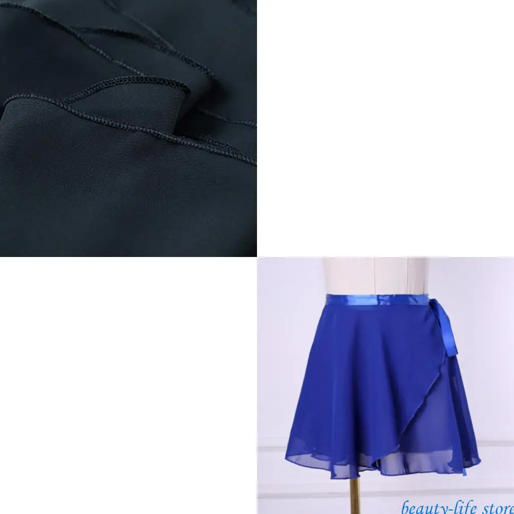 

Wrap Skirt for Girl Women Skate Over Scarf Skirt Ballet Dance Skirt 517D