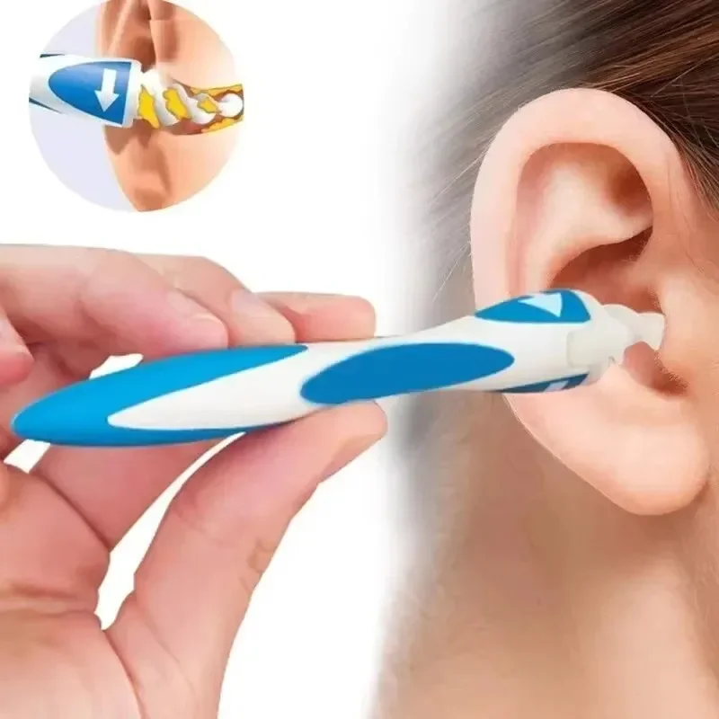 

Baby Ear Cleaner Children Earwax Removal Tool Ear Cleaner with Soft Silicone Replacement Tips Easily Grasps and Removes Earwax