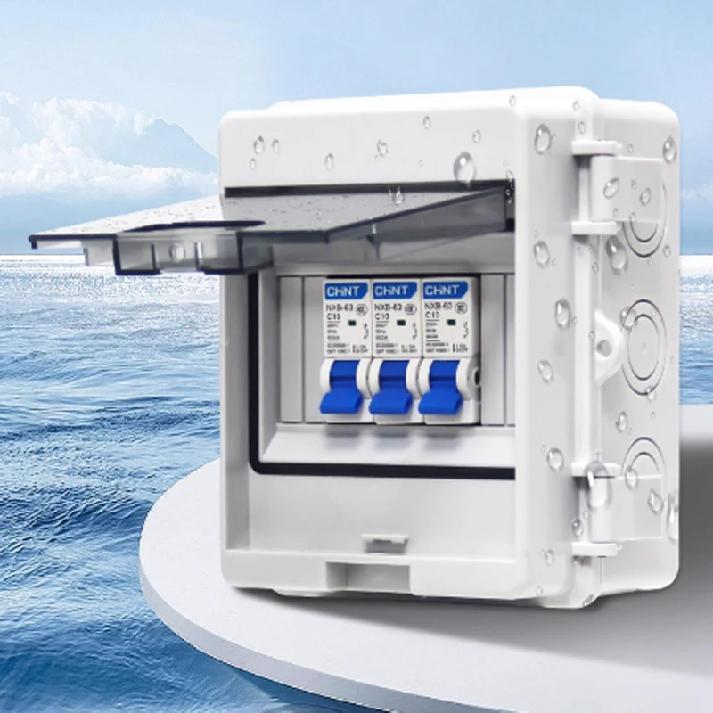 HT سلسلة 5/8/12/15/18/24 طرق IP65 مقاوم للماء صندوق توزيع كهربائي قطاع دارة PC ABS البلاستيك MCB صندوق وصلات الطاقة