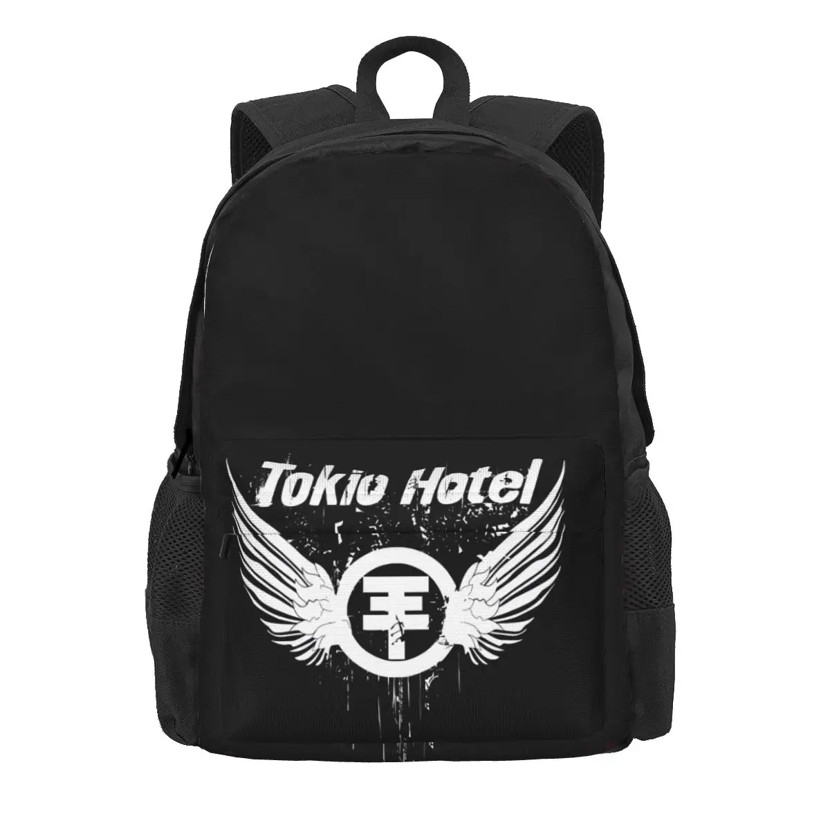 Tokio Hotel Backpack Singer Music Rock Unisex Polyester Outdoor Style Backpacks Breathable Kawaii School Bags Rucksack