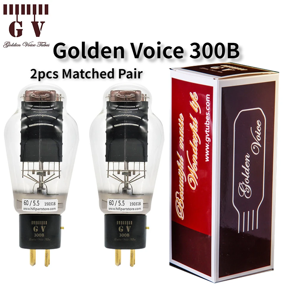 Golden Voice 300B 300B+ Vacuum Tube Replacement Upgrade 300BTube Valve Matching Amplifier High Fidelity Matched Quad Bluetooth