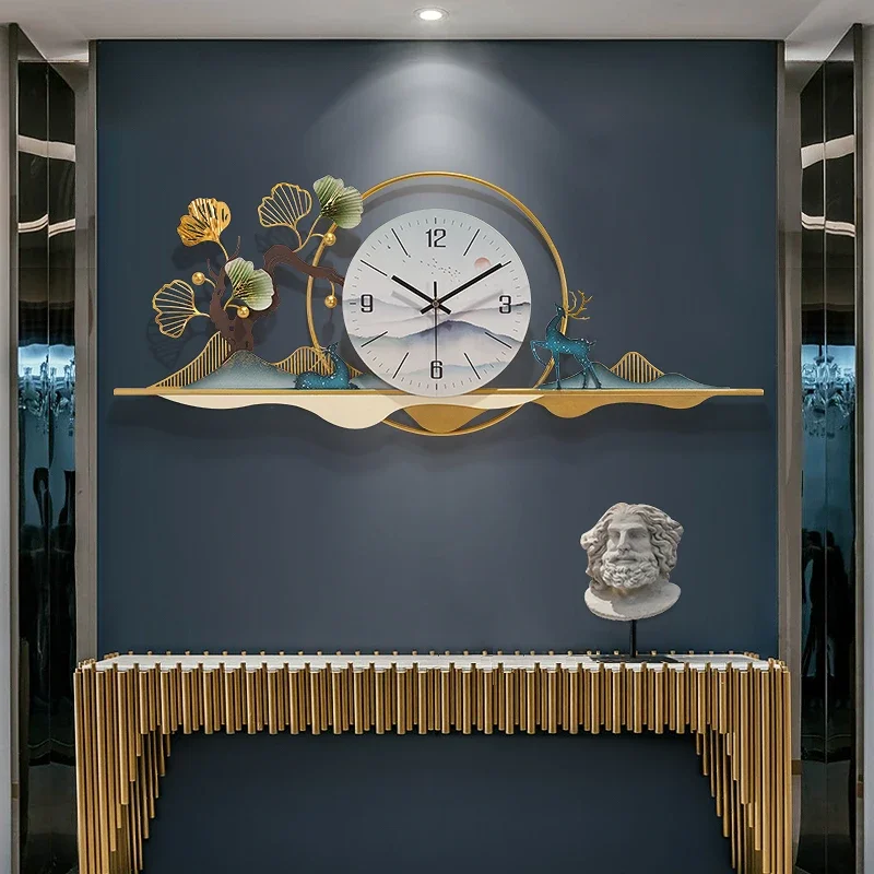 

Aesthetic Modern Wall Watch Design Restaurant Fashion Minimalist Silent Art Mural Clock Wall Nordic Reloj Pared Home Decoration