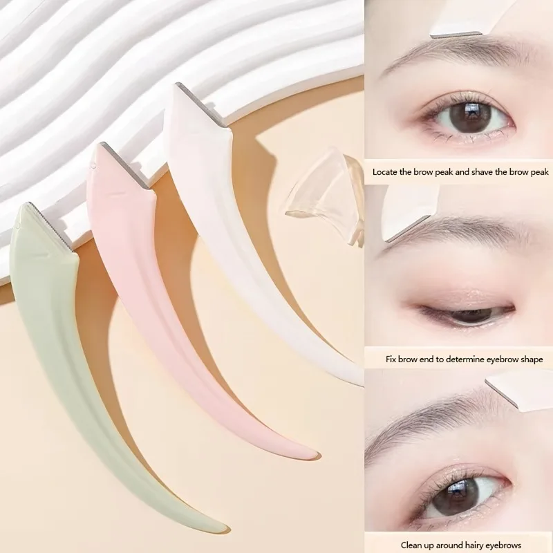 Juego de afeitadora y recortadora de cejas, afeitadora Facial multifuncional con cubierta protectora de precisión de seguridad, herramienta de belleza, 9 Uds.