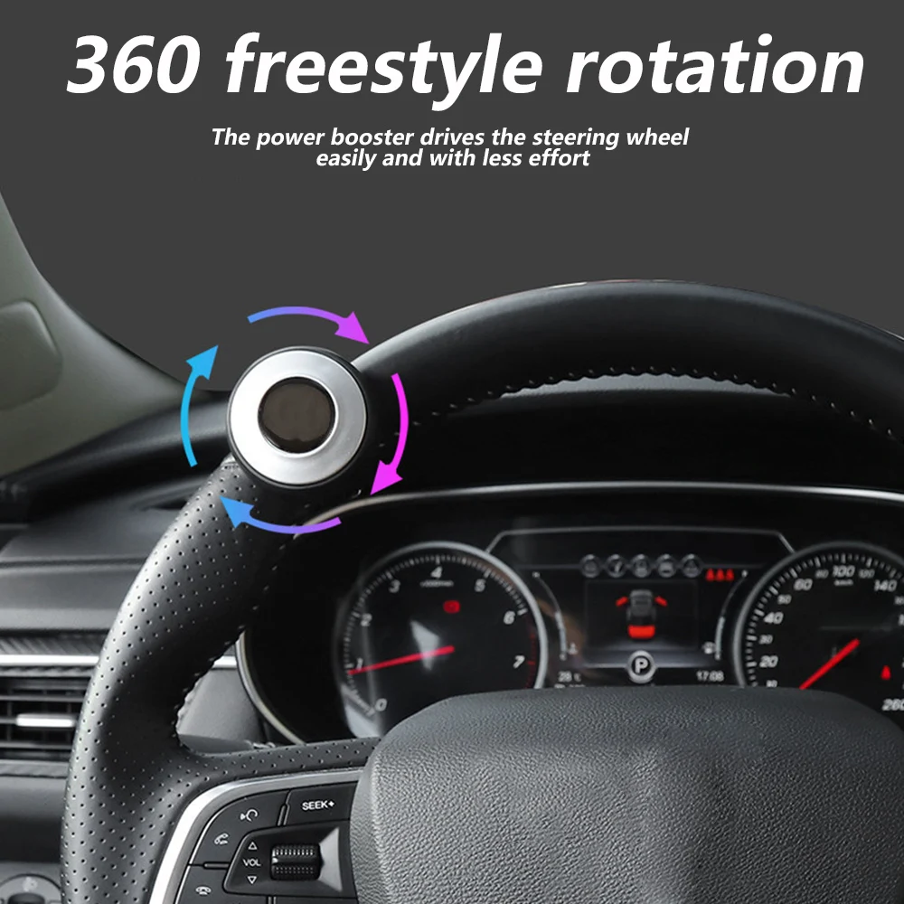 Steering Wheel Booster Ball Knob Universal Use 360 Degree Wheel Car Booster Clip Steering Power Handle Auto Parts Accessories