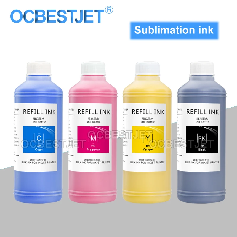 500ML / Bottle Universal Sublimation Ink For Epson Sublimation Printer Ink Heat Press Ink Heat Transfer Ink For Epson L805 L8050