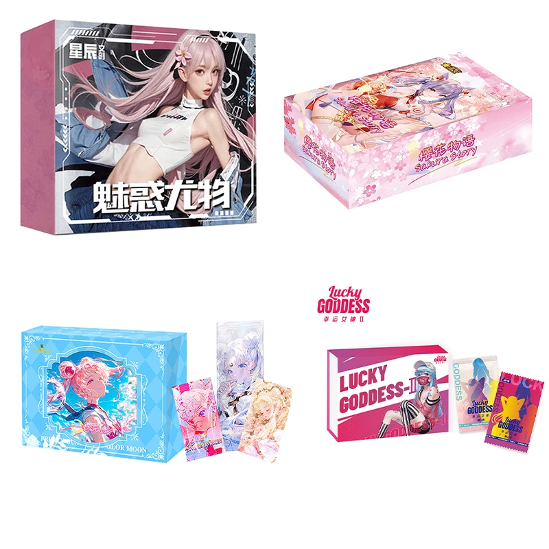 

Коллекционные карточки Goddess Charming Beauty: Премиум-бустер-бокс Spicy Waifu, TCG/CCG-карты, карточные игры для вечеринок, настольные игрушки