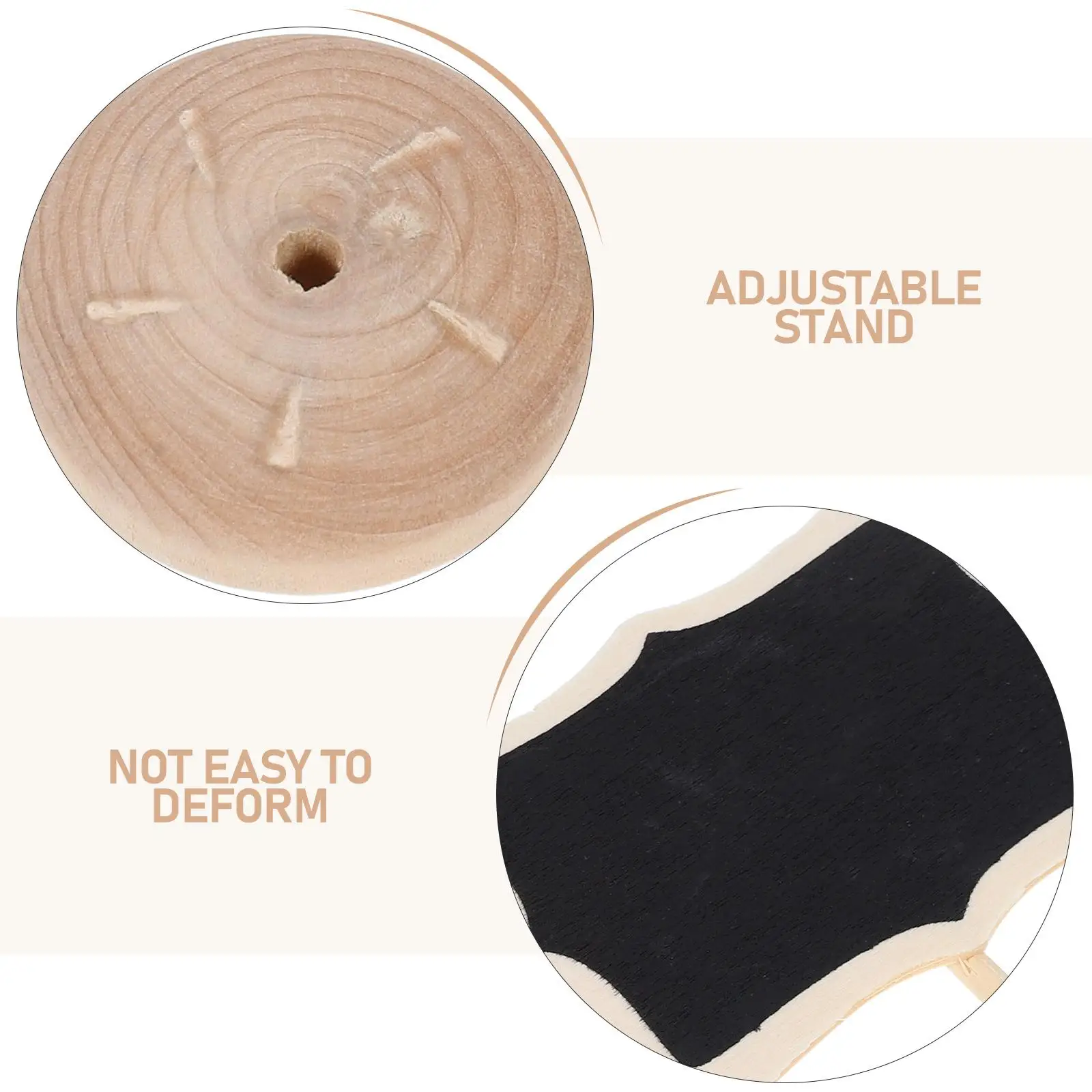 15pcs Mini Blackboard Signs Wedding Table Number Holder Rustic Decoration Small Chalkboard Message Boards Wooden Frame