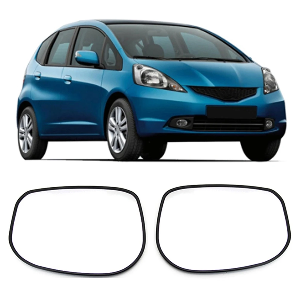 Left & Right Outer Rearview Side Mirror Glass Lens for HONDA FIT JAZZ GE6 GE8 FIT HYBIRD GP1 2009-2014 76253-TF0-M01