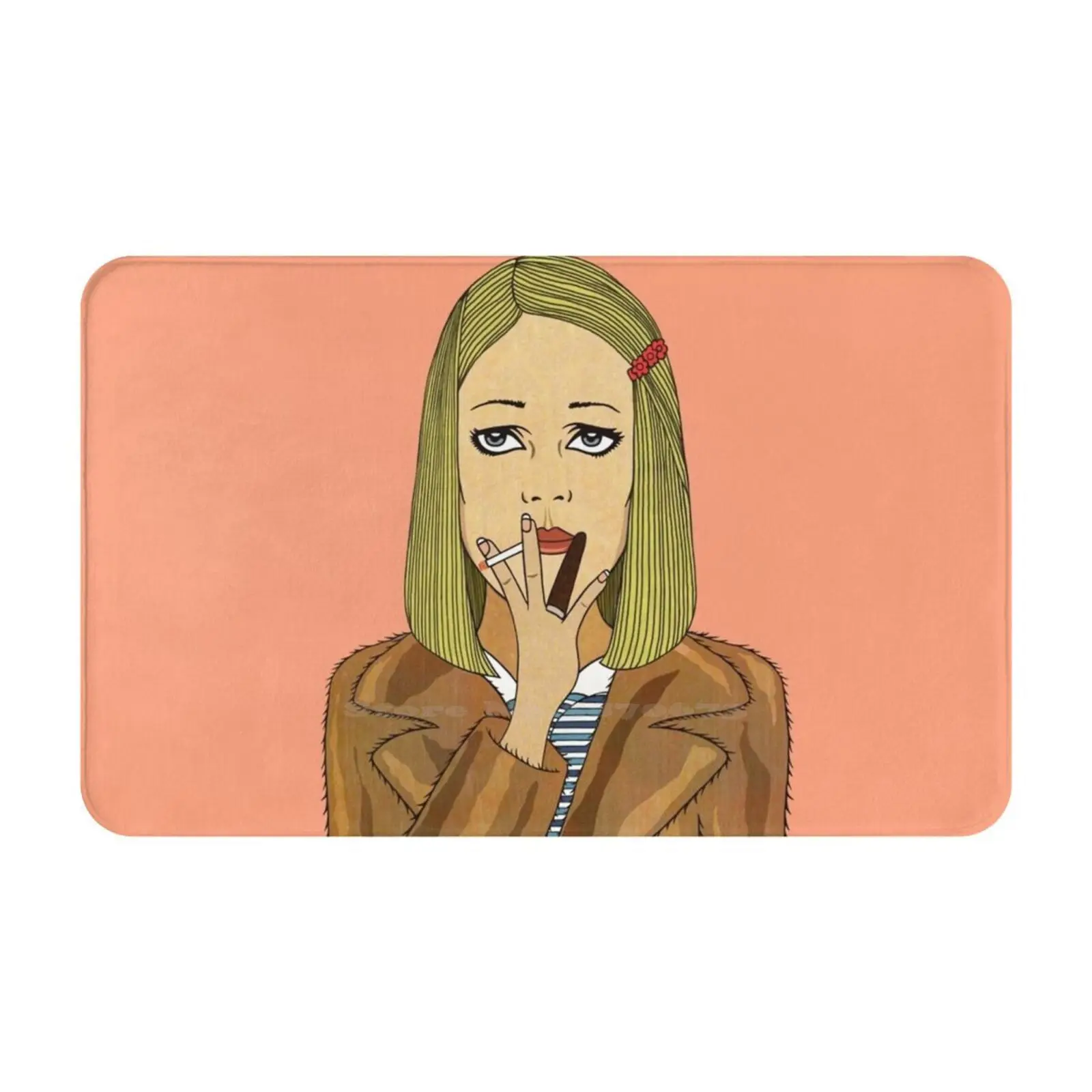 Margot Soft House Family Anti-Slip Mat Rug Carpet Margot Tenebaum Royal Movie Wes Anderson
