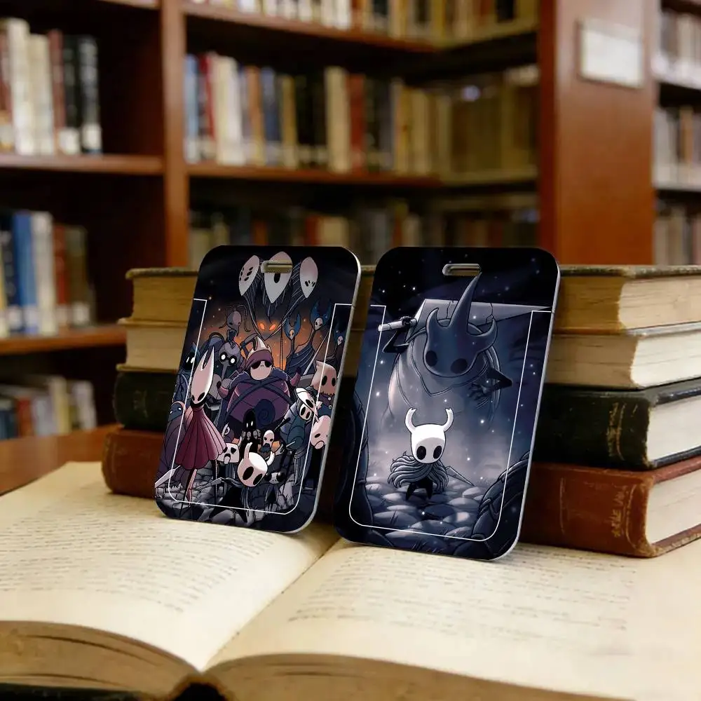 Animation The Hollow Knight Adventure Game Black Lanyard Card Holders Student Meal Cards And Campus Ids School