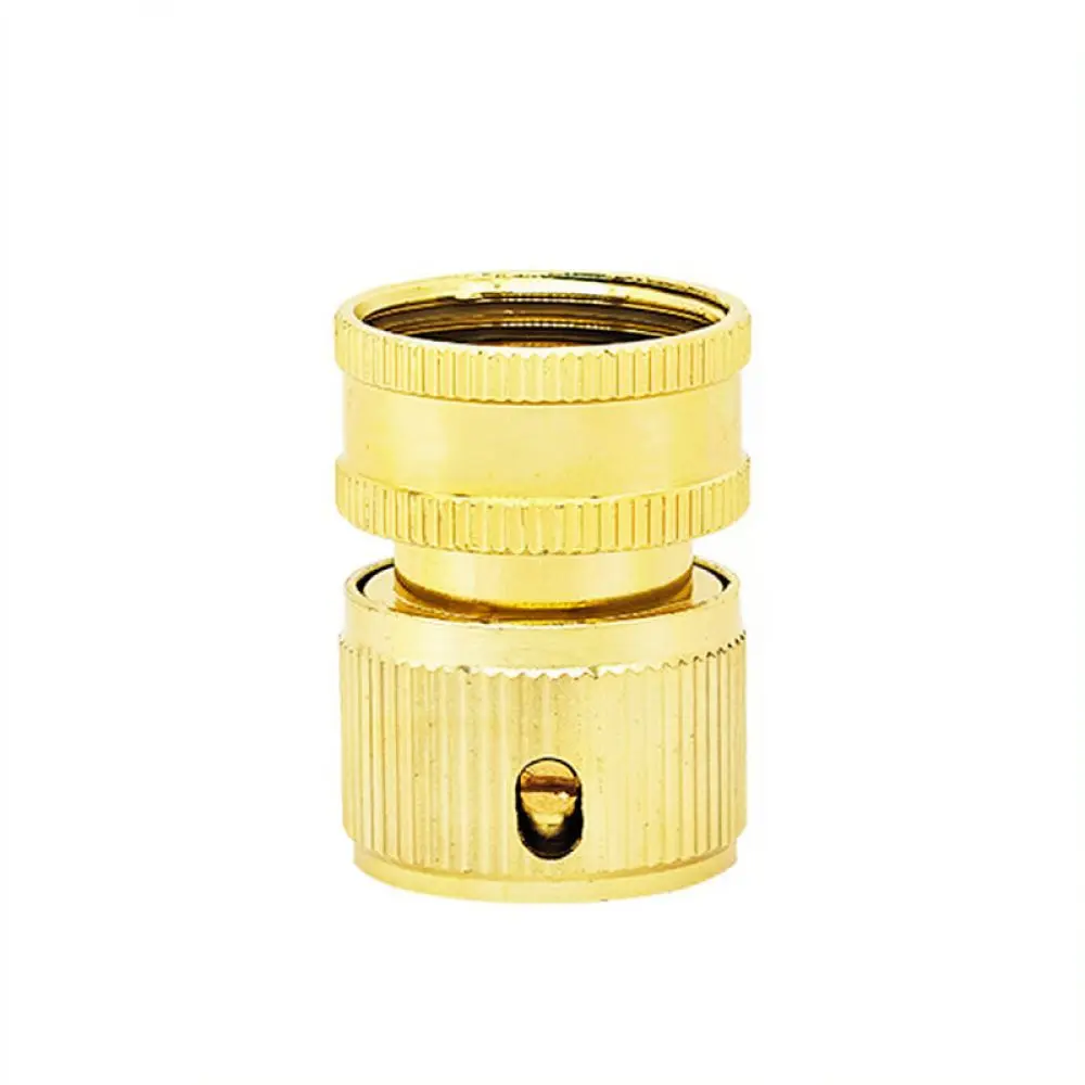 3 4 Inch Female Thread Garden Hose Adapter Aluminum Watering Tool Connector Copper Plated Pipe Fitting Leakproof Joint