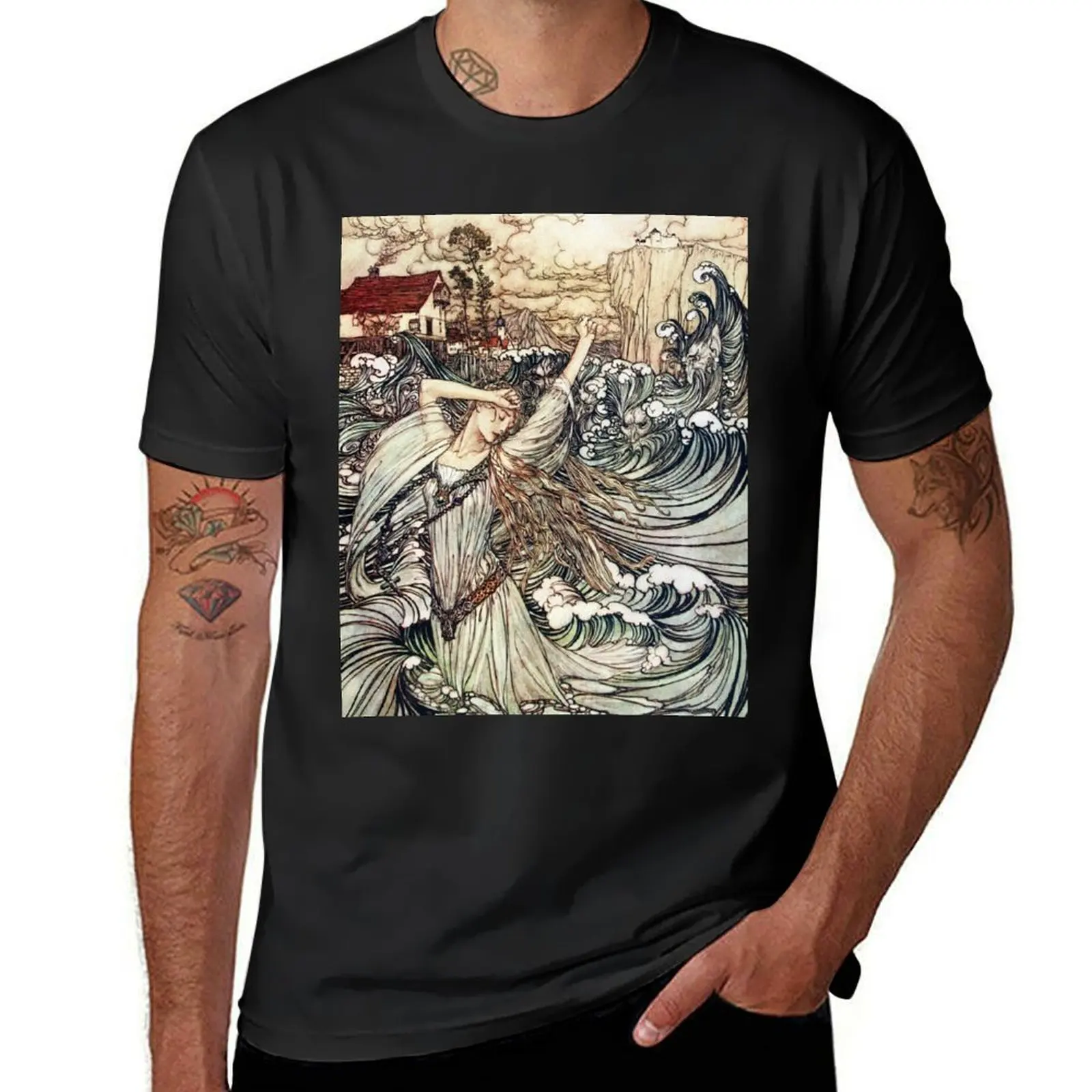 Undine - Arthur Rackham T-Shirt new edition shirts graphic tees men t shirt