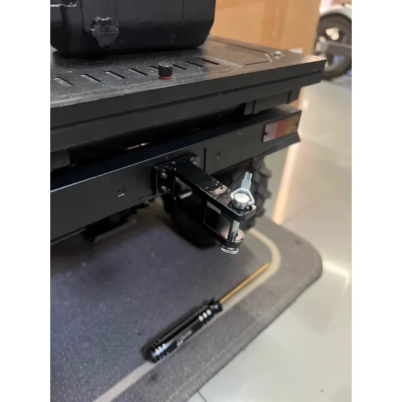 

For CROSSR EMO XX XXL 1/6 Scale Model Crawler Stainless Steel Trailer Hitch Upgrade Modification Parts Damage-Free Installation