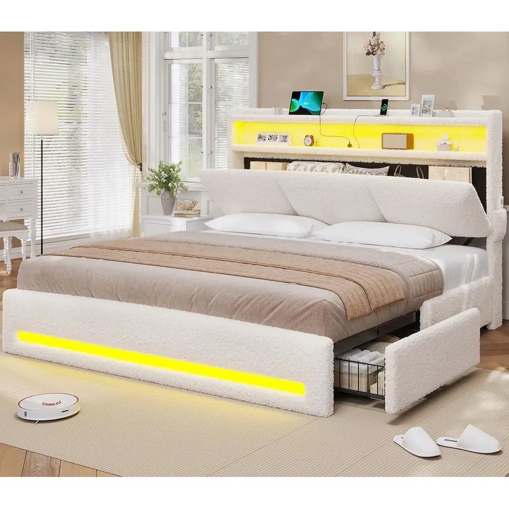 King Bed With Stora…