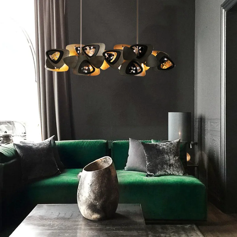 الحديثة شخصية مطعم الفاخرة قلادة ضوء غرفة المعيشة غرفة نوم المطبخ جزيرة مصمم الديكور الفني مصابيح متدلية