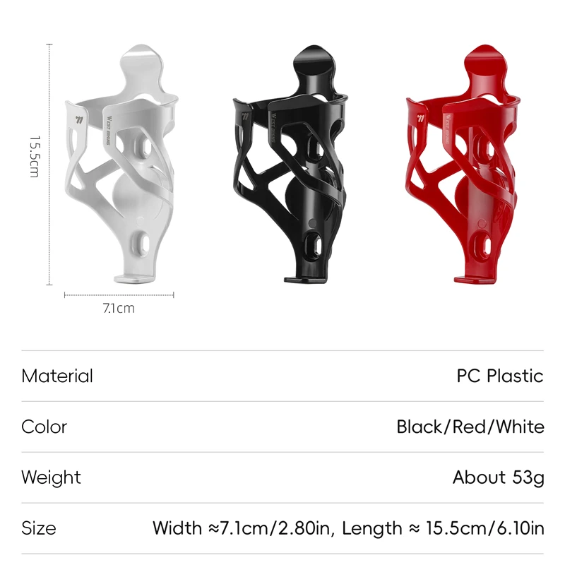 WEST BIKING Bicycle Water Bottle Rack Road Bike Airtag Positioning Anti-Theft Bottle Rack Mountain Bike Cycling Water Cup Rack