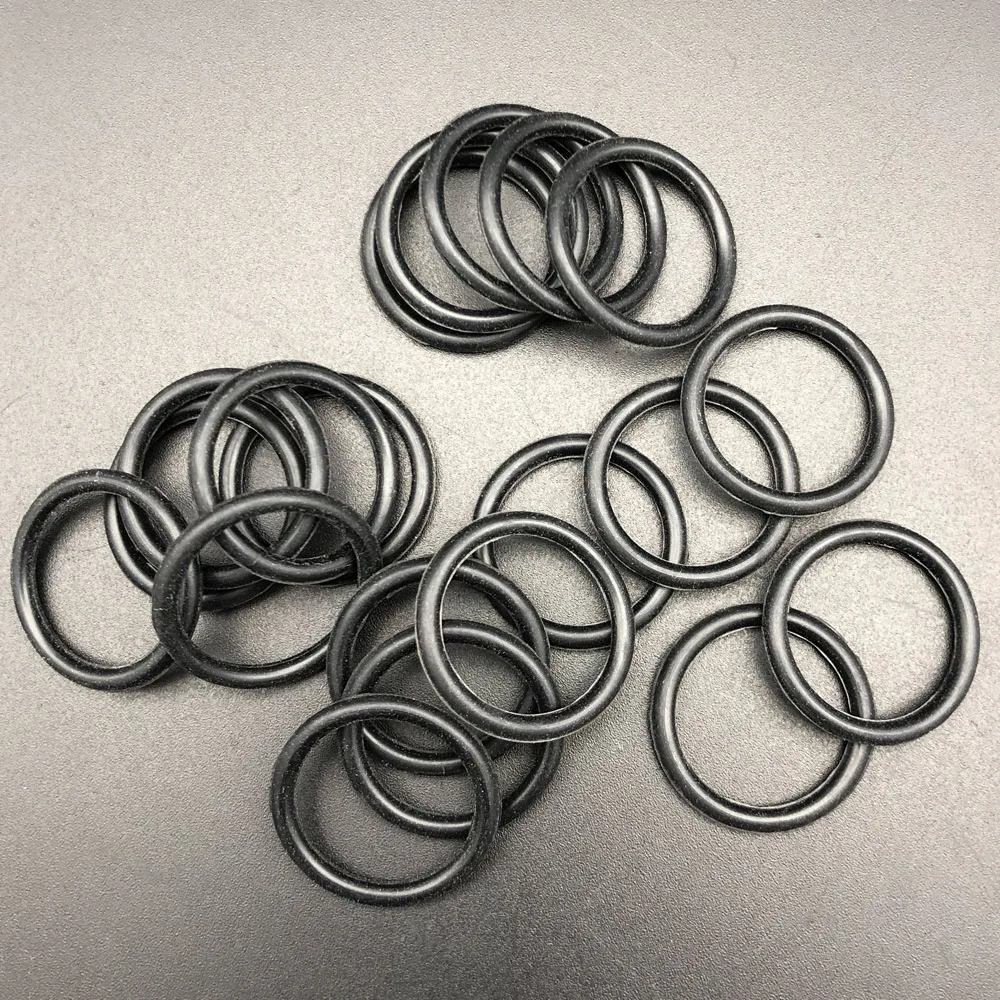 

20Pcs/Lot New 2.5MMX23MM Silicone Rubber Band Drive Round Belt Pulley Model Thick 2.5MM X 23MM ID 18MM Black Transmission Belts