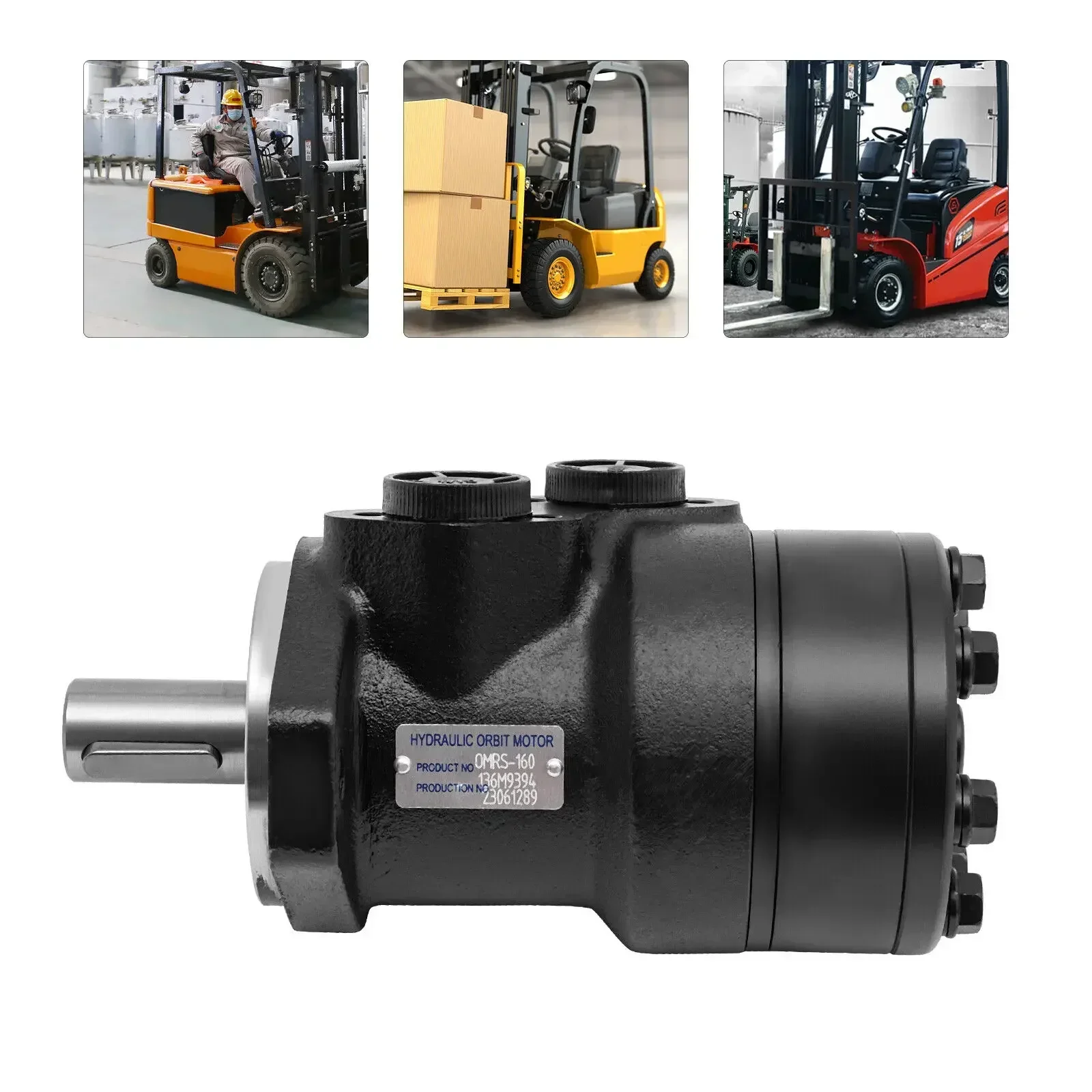 มอเตอร์เพลาวงโคจรไฮดรอลิก 160CC – BMR 160 สําหรับการเปลี่ยนอุปกรณ์และการใช้งาน