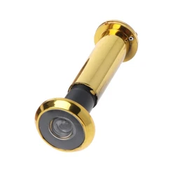 63HA Anti-pry Peephole Security Door Viewer Adjustable Front Door Peephole with Anti-peeping Back Cover Door Hardware