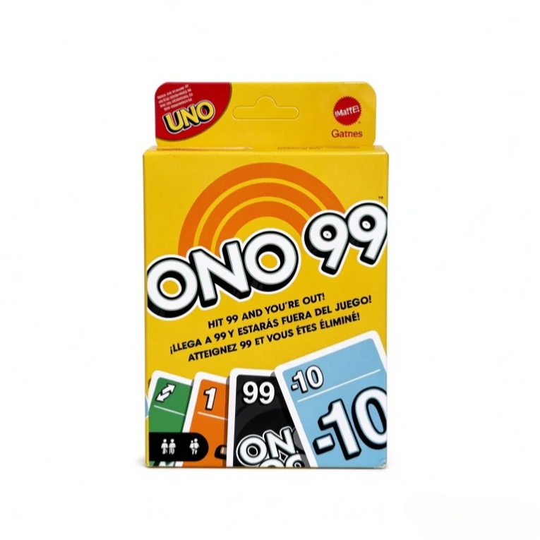 Mattel Card Game Bundle ONO99 Phase10 DOS Classic UNO Monopoly Deal Life Adventures Family Party Table Playing Cards Game Toy
