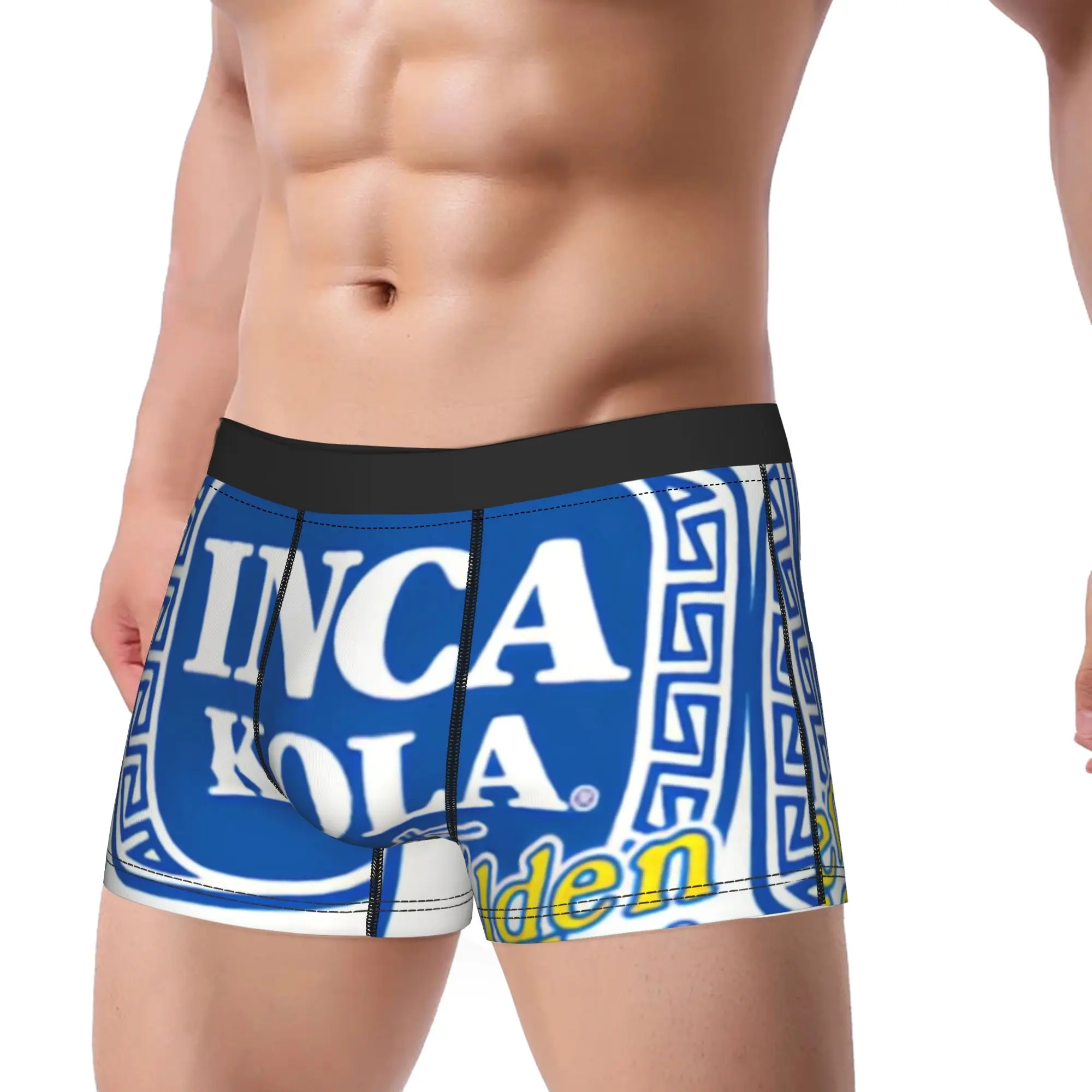 iInca Kola The Golden Kola Logo  iInca Kola Underpants Breathbale Panties Man Underwear Print Shorts Boxer Briefs