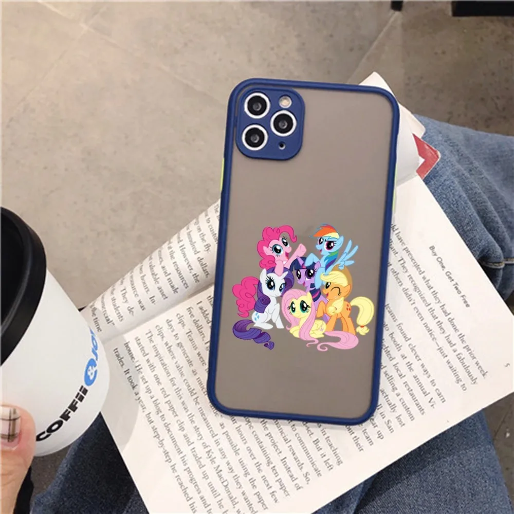 My P-Ponys L-Little Phone Case For iPhone 14 X XR XS 7 8 Plus 11 12 13 pro MAX 13mini Matte Shockproof Case