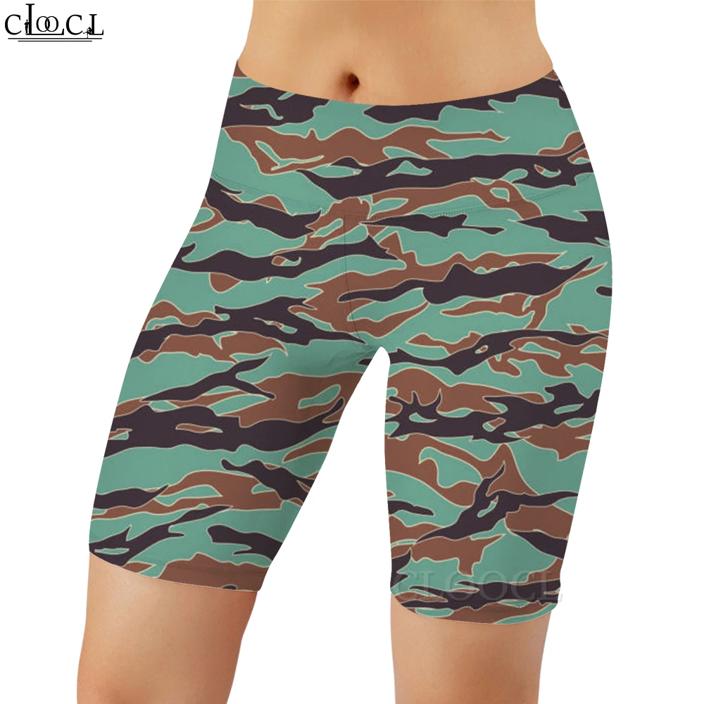 CLOOCL – pantalon de survêtement Camouflage décontracté, Legging imprimé, short pour femme, entraînement, Jogging, Fitness, Sexy