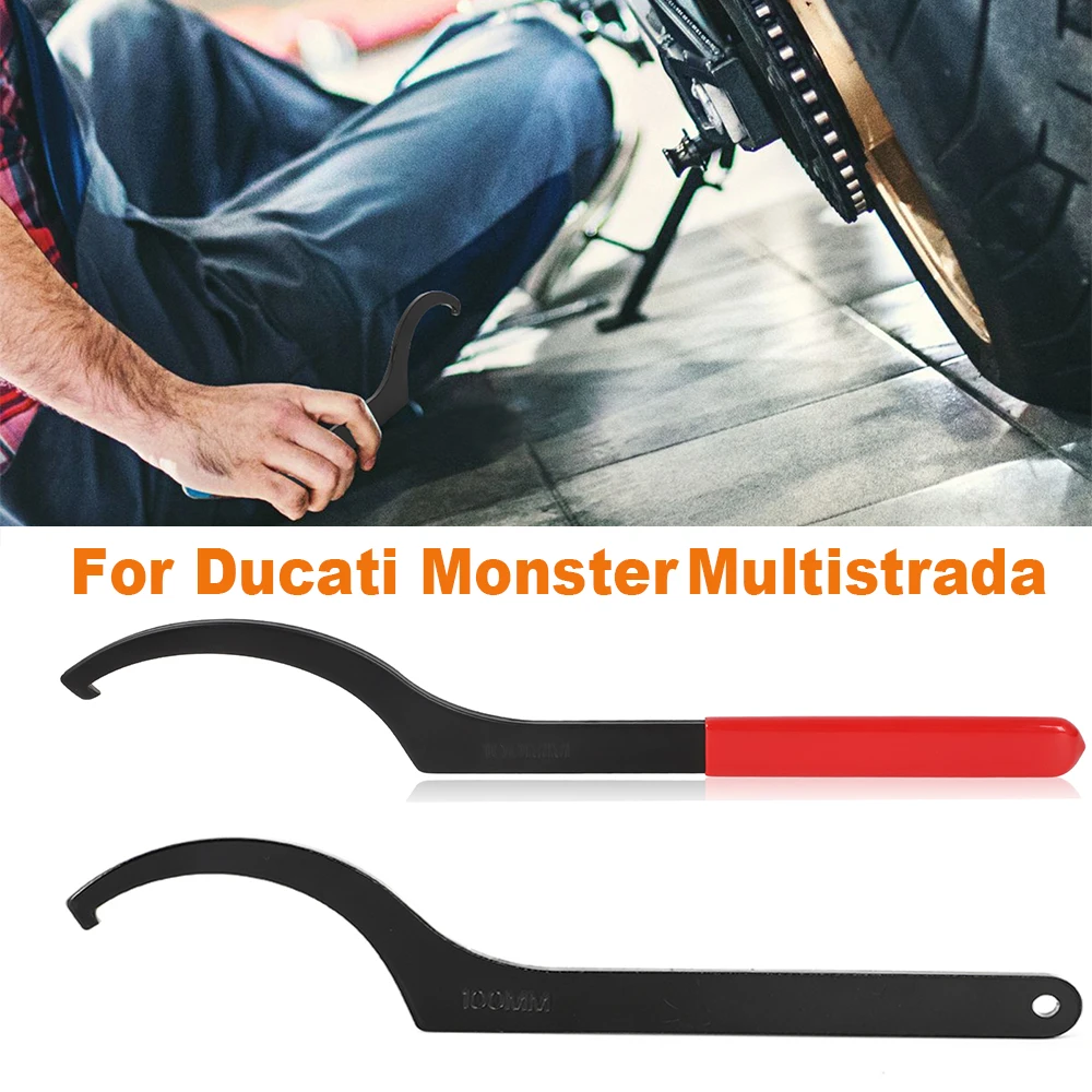 Ajustador de cadena de cubo trasero para Ducati Monster S4R Streetfighter, herramienta de agarre de llave inglesa, accesorio, 848, 748, 916, 996, 998, 1098, 1198, 1199