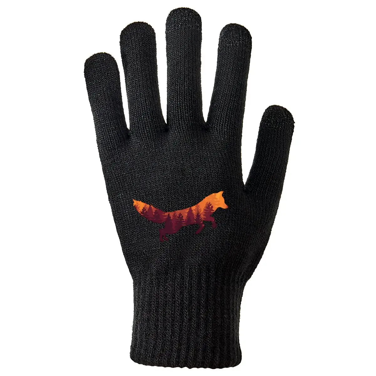 

Зимние теплые перчатки Double - Exposure Fox and Forest для мужчин и женщин, велоспорт на открытом воздухе